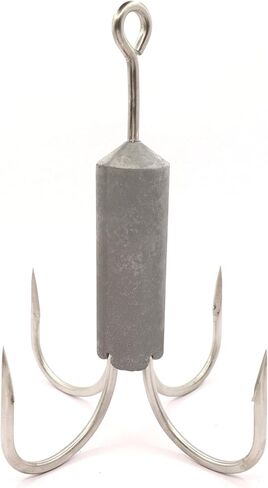 Clarkspoon Fishing Bridge and Pier Gaff for Retrieving Your Catch - Stainless Steel Hooks in Saudi Arabia