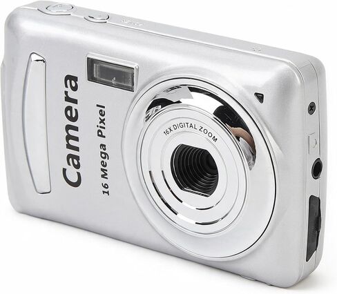Pomya Digital Camera 1080P FHD 16MP for Photography Video Vlogging with 16X Digital Zoom, 2.4 inch Display Auto Focus Multi Axis Stabilization Digital Camera, Gifts for Boys Girls in Saudi Arabia