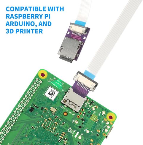 30cm /11.8 in Micro SD Flexible Extension Cable Adapter, 2Pack in Saudi Arabia