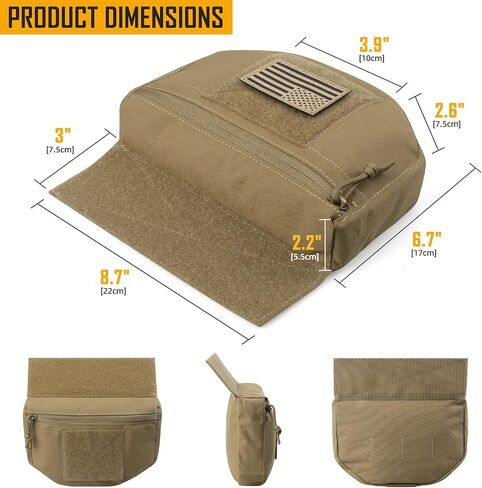WYNEX Tactical Molle Chest Pouch Chest Rig Drop Pouch Sub Abdominal Carrying in Saudi Arabia