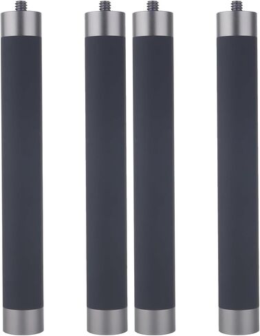 Aluminium 1/4" Thread Extension Rod Mount, Camera Extension Rod for Dash Cam, Action Cameras, 15cm/5.9 inch Long with 1/4" Male Female Thread (2PCS) (Pack of 2) in Saudi Arabia
