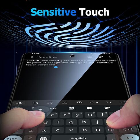 LYWHL 3 Pack for Samsung Galaxy S24 Plus Tempered Glass Screen Protector with Easy Installation Frame, Military Grade Shatterproof Durable Bubble Free, Sensitive Touch Compatible Fingerprint Unlock in Saudi Arabia