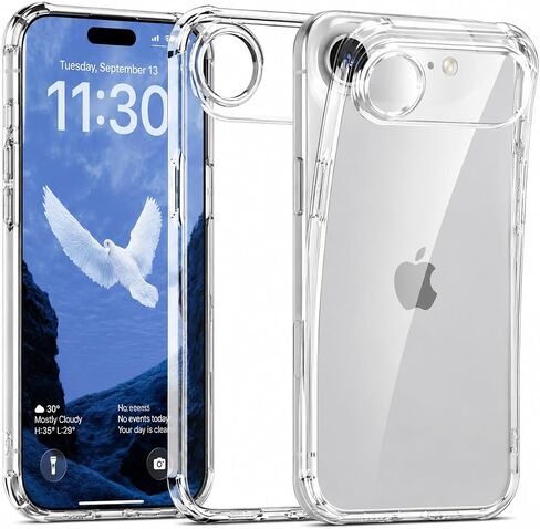Soft TPU Clear Case for iPhone 18 Pro Max/iPhone 17 Pro Max 6.9“ in Saudi Arabia
