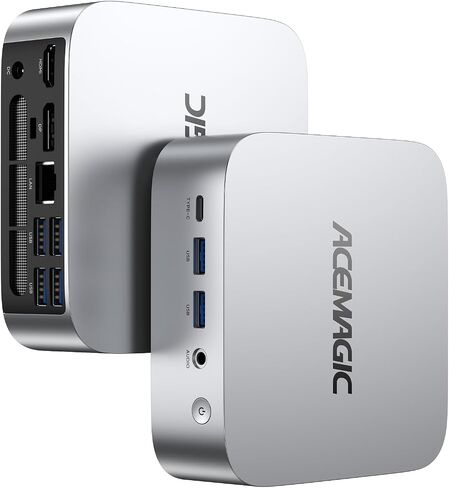 ACEMAGIC V1 Mini PC, AMD Ryzen 5 3500U, 16GB RAM 256GB SSD Windows 11 Pro in Saudi Arabia