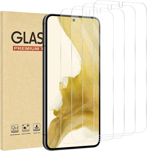 4 Pack Screen Protector for Samsung Galaxy S25,Premium Tempered Glass Film 9H Hardness，HD Clear，Anti-Scratch，Bubble Free，Ultra Durable，Case Friendly，Compatible with Unlocked Samsung Phones in Saudi Arabia