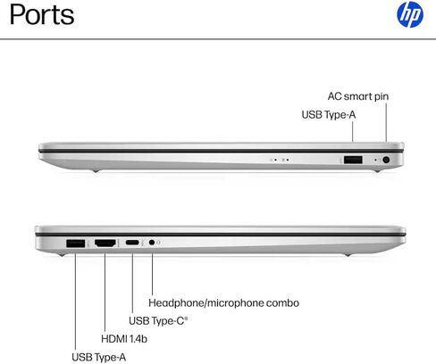 HP 17.3" Business Laptop - Intel 13th Gen Core i7 1355U (Up to 5.0 GHz), 32 GB RAM, 1 TB SSD, FHD IPS Anti-Glare Display, Wi-Fi 6, BT 5.4, Windows 11 Pro, Copilot AI, Long Battery Life, Fast Charge in Saudi Arabia