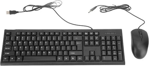 Keyboard Mouse Combo Non-Slip 104 Keys USB Wired for Office Games in Saudi Arabia