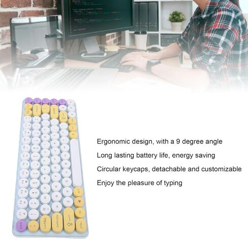 Tangxi Bluetooth Keyboard and Mouse Combo, 2.4G Wireless Gaming Keyboard in Saudi Arabia