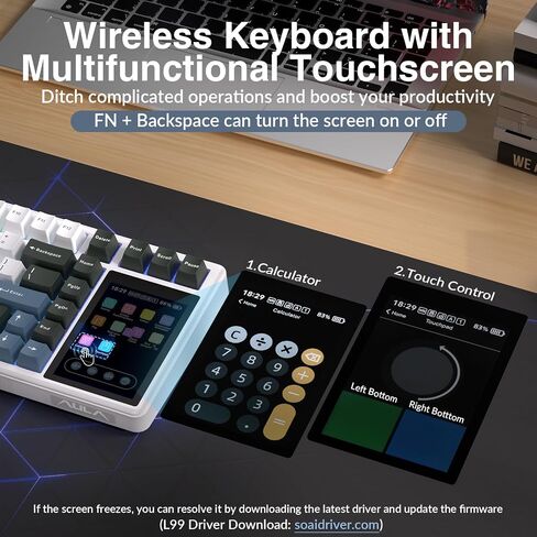 Aula Wireless Keyboard and Mouse Combo, Aula L99 Wireless Keyboard SC620 Wireless Mouse in Saudi Arabia