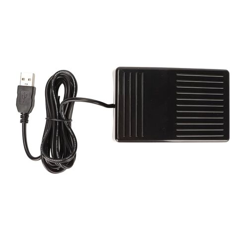 USB Foot Switching Pedal, Ergonomic Mechanical Switch for General Computer Games, Transcription, Pause Multimedia Playback | 2 Meter Cable in Saudi Arabia