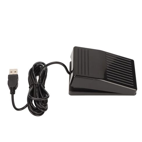 USB Foot Switching Pedal, Ergonomic Mechanical Switch for General Computer Games, Transcription, Pause Multimedia Playback | 2 Meter Cable in Saudi Arabia