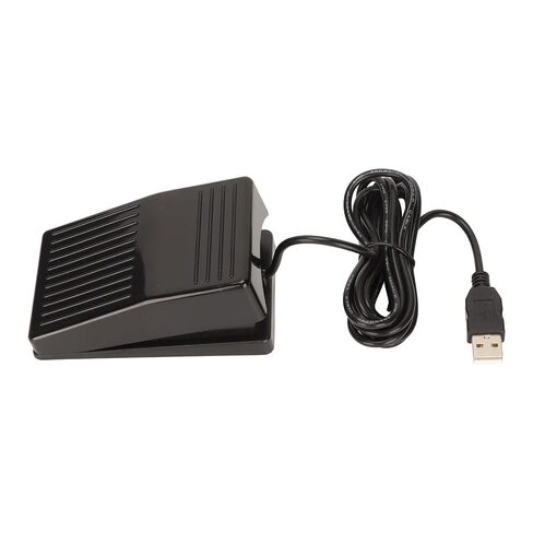 USB Foot Switching Pedal, Ergonomic Mechanical Switch for General Computer Games, Transcription, Pause Multimedia Playback | 2 Meter Cable in Saudi Arabia