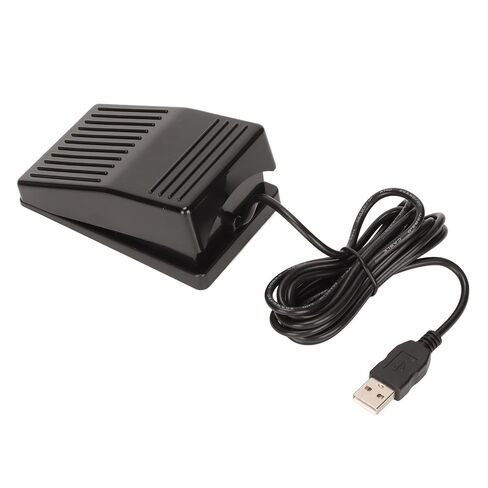 USB Foot Switching Pedal, Ergonomic Mechanical Switch for General Computer Games, Transcription, Pause Multimedia Playback | 2 Meter Cable in Saudi Arabia