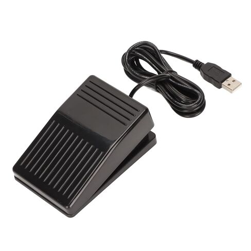 USB Foot Switching Pedal, Ergonomic Mechanical Switch for General Computer Games, Transcription, Pause Multimedia Playback | 2 Meter Cable in Saudi Arabia