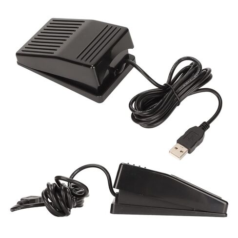USB Foot Switching Pedal, Ergonomic Mechanical Switch for General Computer Games, Transcription, Pause Multimedia Playback | 2 Meter Cable in Saudi Arabia