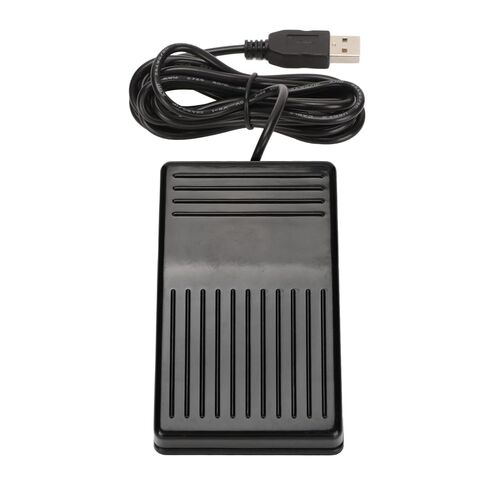 USB Foot Switching Pedal, Ergonomic Mechanical Switch for General Computer Games, Transcription, Pause Multimedia Playback | 2 Meter Cable in Saudi Arabia