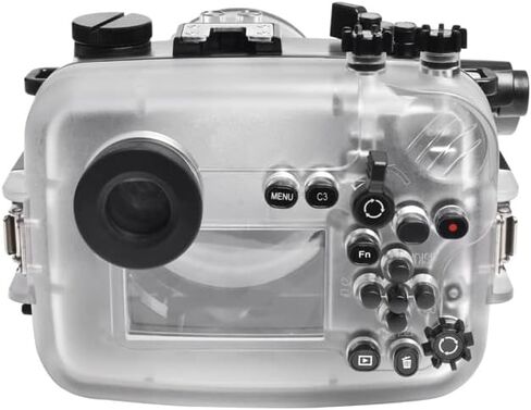 Seafrogs 40M/130FT Camera Waterproof Case Underwater Housing for Sony A6600 with 28-70MM Standard Barrel, Built-in Water Leakage Sensor, Ideal for Diving, Surfing, Swimming and Rafting Video in Saudi Arabia