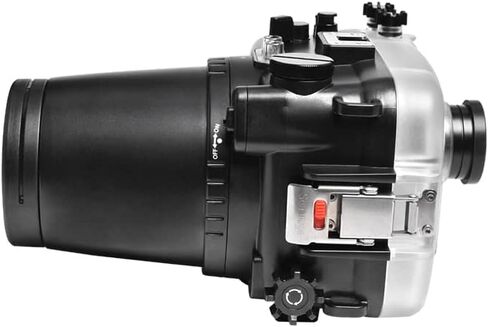 Seafrogs 40M/130FT Camera Waterproof Case Underwater Housing for Sony A6600 with 28-70MM Standard Barrel, Built-in Water Leakage Sensor, Ideal for Diving, Surfing, Swimming and Rafting Video in Saudi Arabia