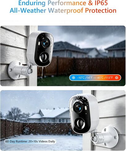 Security Cameras Wireless Outdoor, 2K Battery AI Motion Detection in Saudi Arabia