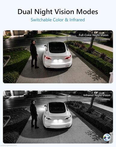 Security Cameras Wireless Outdoor, 2K Battery AI Motion Detection in Saudi Arabia