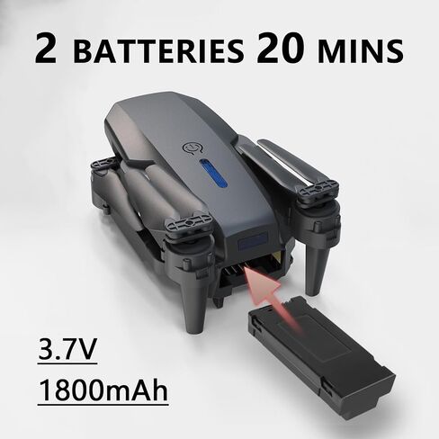 Mini Drone with Camera for Kids, 2 Batteries, 1080P FPV, 360° Flips in Saudi Arabia