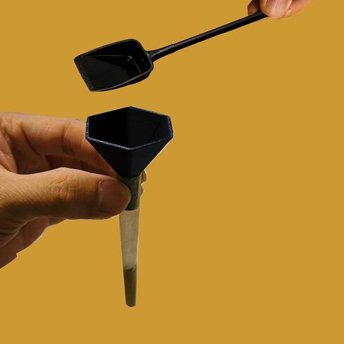 2 in 1Cone Loader for 1 1/4, King Size & Larger Pre Rolled Cones，Cone Loader, Cone Filler,Smoking Accessories (Classic Black, 1 Pack) in Saudi Arabia