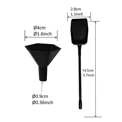 2 in 1Cone Loader for 1 1/4, King Size & Larger Pre Rolled Cones，Cone Loader, Cone Filler,Smoking Accessories (Classic Black, 1 Pack) in Saudi Arabia