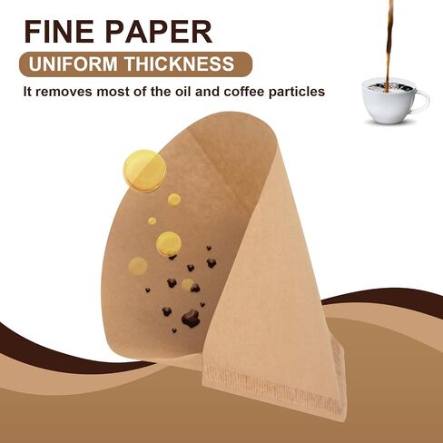 100 PCS Coffee Filters Unbleached for Zojirushi Coffee Maker 5 Cup in Saudi Arabia