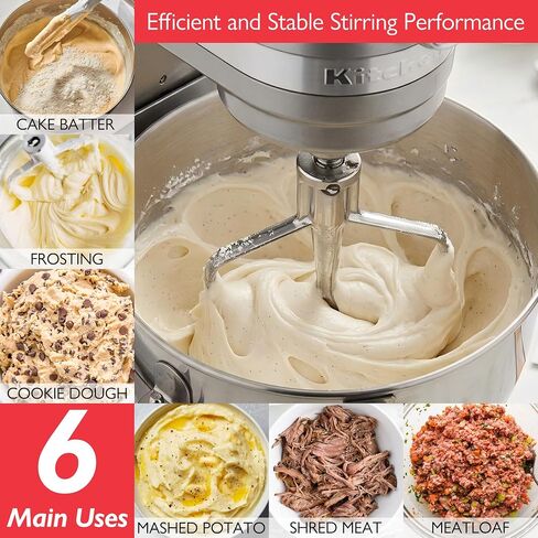 Stainless Steel K5AB Flat Beater for Kitchenaid Bowl-Lift 5 Qt Stand Mixer in Saudi Arabia