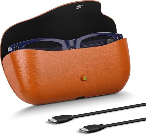 Portable AI Glasses Charging Case Compatible with Rai-Ben Meeta Gen1/Gen2 in Saudi Arabia
