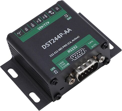 RS232 To RS485 RS422 Serial Converter Industrial Grade Isolated Communication Adapter Aluminum Alloy With Overcurrent Surge Accuracy LED Signal Indicators For Data Transmission in Kuwait