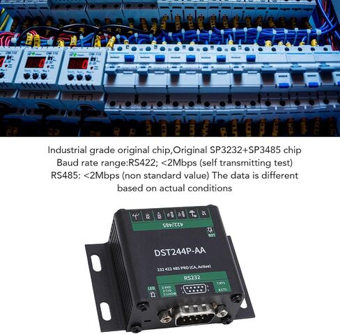 RS232 To RS485 RS422 Serial Converter Industrial Grade Isolated Communication Adapter Aluminum Alloy With Overcurrent Surge Accuracy LED Signal Indicators For Data Transmission in Kuwait