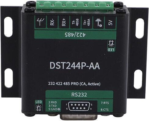 RS232 To RS485 RS422 Serial Converter Industrial Grade Isolated Communication Adapter Aluminum Alloy With Overcurrent Surge Accuracy LED Signal Indicators For Data Transmission in Kuwait