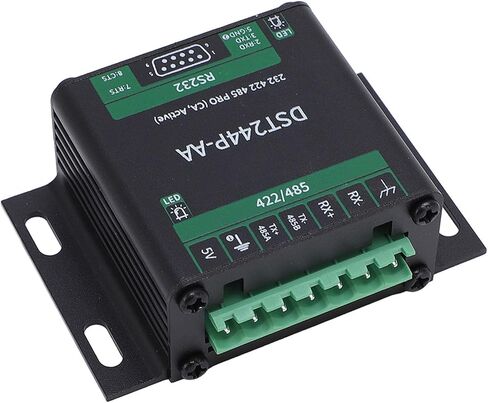 RS232 To RS485 RS422 Serial Converter Industrial Grade Isolated Communication Adapter Aluminum Alloy With Overcurrent Surge Accuracy LED Signal Indicators For Data Transmission in Kuwait