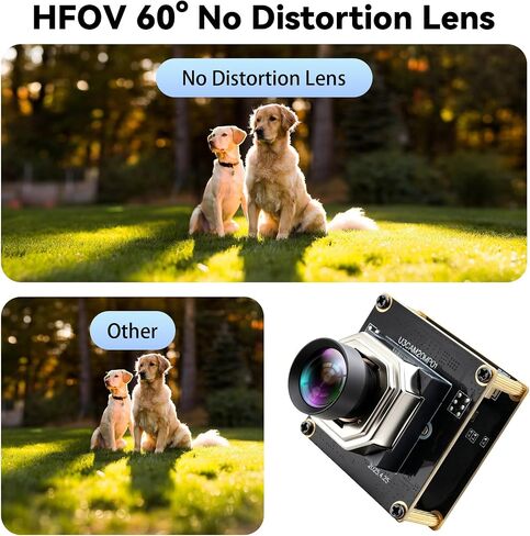 20MP Autofocus USB3.0 Security Camera,3840P 60° HFOV No Distortion Lens, Plug and Play for PC Raspberry Pi Jetson Nano,Compatible with Windows Linux Mac OS for Laser Engraver 3D Printer in Saudi Arabia