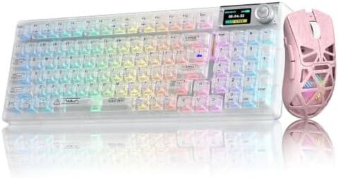 Aula Wireless Keyboard and Mouse Combo, Aula F98Pro Wireless Keyboard SC620 Wireless Mouse in Saudi Arabia