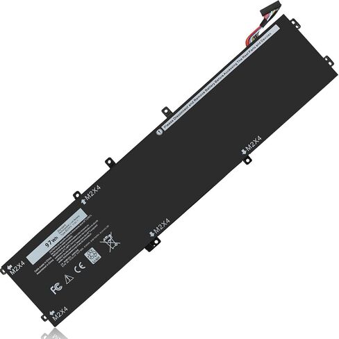 بطارية 97Wh 6GTPY لأجهزة Dell XPS 15 9560 9570 9550 7590 الدقة 5510 5520 5530 5540 Vostro 7500 7590 Series 4GVGH GPM03 1P6KD 5XJ28 M2X4 P56F P56F001 11.4V in Kuwait