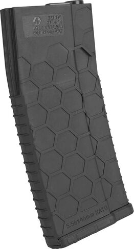 Evike Airsoft - EMG Helios Hexmag 120rds Polymer Mid-Cap Mag for M4-Style Series AEGs (Black/Single) in Saudi Arabia