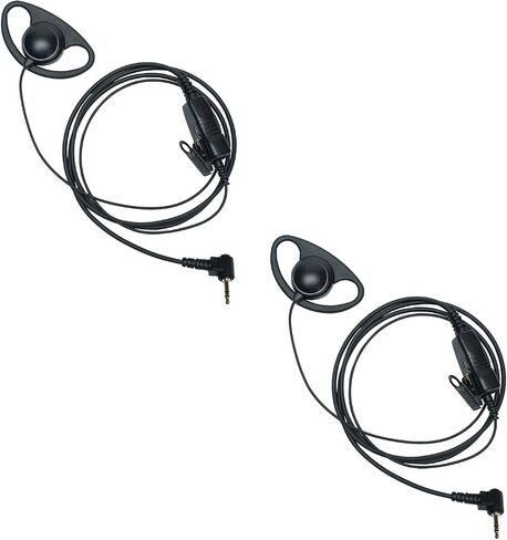 D-Shape Headset Earpiece with PTT Mic Compatible with Motorola Talkabout in Kuwait