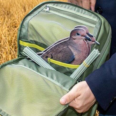 Novabright 12 Pack Pigeon Decoys 2D Realistic Simulation Pigeon Models with Metal Stakes Dove Flock Baiting Hunting Field Set for Outdoor Hunting Home and Garden Decor in Saudi Arabia