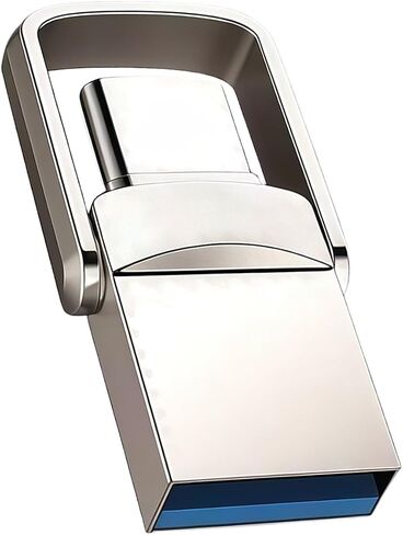 Document Storage USB Drive with Type-C and USB 2.0 Plugs, 64GB in Kuwait