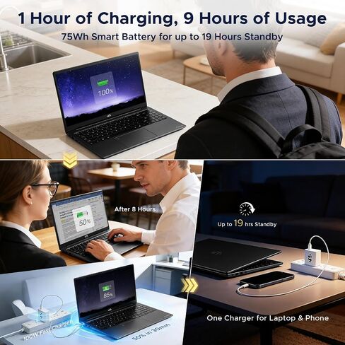 NIMO 17.3" FHD AI-Ready-Laptop, R7 8745HS 8 Cores, 32GB DDR5, 1TB SSD in Kuwait