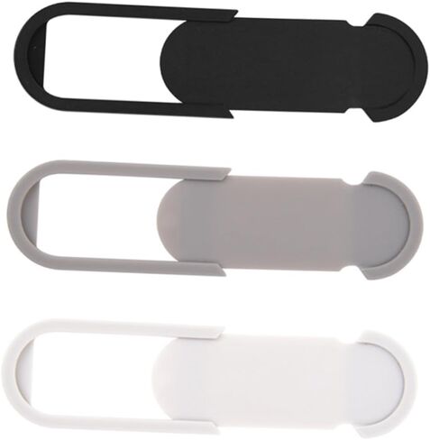SHOWERORO 6pcs Computer Webcam Cover Slider Privacy Protective Abs Camera Cover for Phone and Web Camera, Easy to Install and Open or Close, Multi-Purpose Privacy Protection for Laptop in Kuwait