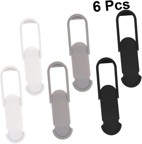 Hemobllo Webcam Cover Slider Easy to Install for Phone and Web Camera 6pcs Abs Material Multi-Purpose Privacy Shutter Protecting Your Device Camera in Saudi Arabia