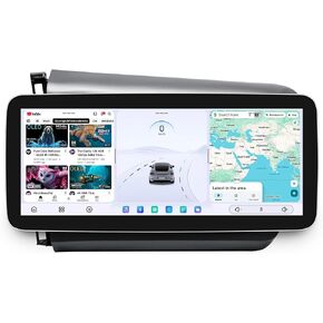 JOYING Car Radio for Honda Civic 2012, 12.3" QLED Touch Screen Android 13 Car Stereo 12GB+256GB Plug and Play with Wireless Carpaly & Android Auto, AM/FM, GPS, Bluetooth, 5G WiFi(JY-HT902N12) in Saudi Arabia