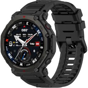 Wristband Compatible with Amazfit T-Rex 3 Pro 48mm Watch Band Silicone Bracelet Adjustable Replacement Bands Sport Straps for Amazfit T-Rex 3 Pro 48mm Smartwatch in Kuwait