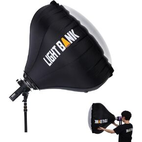 Air Dome Pro 90 Inflatable Soft Box Deep Parabolic Softbox with Portable Air Pump - 30s Setup, 980g Ultra-Light, 500W LED/Flash Compatible w/Bowens Mount, Cinematic Soft Light in Saudi Arabia