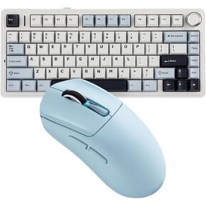 EPOMAKER x Aula F75 Gasket Mechanical Keyboard+NEX Lite Wireless Gaming Mouse w/Screens & RGB Charging Dock in Saudi Arabia