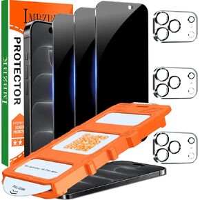 IMBZBK 3 Pack Privacy Screen Protector for iPhone 13, Tempered Glass in Saudi Arabia