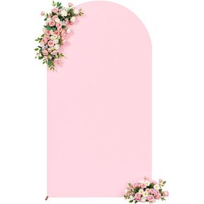 6FT Wedding Arch Backdrop Cover, Burgundy Arch Covers Stretchy Backdrop, Double-Sided Arch Backdrop Stand Cover for Wedding, Baby Shower, Birthday Party, Event Decor in Kuwait